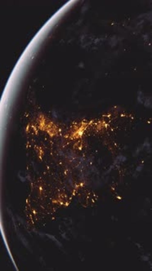 Earth From Space at Night