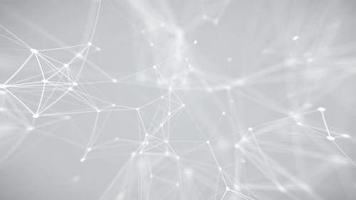 Abstract Geometric Network Connection Animation Background