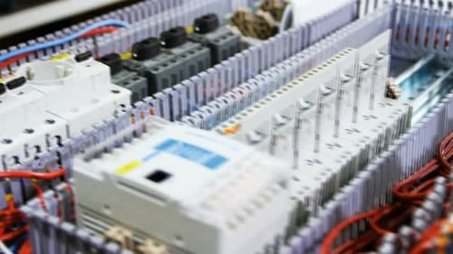 Close Up of Electronics and Wires