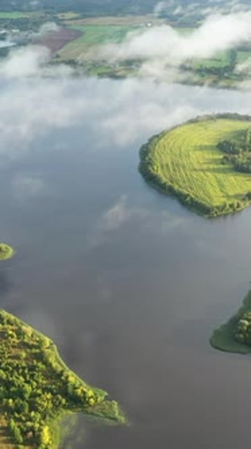 Aerial View Of Lakes Islands