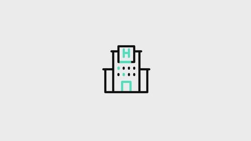 Icono animado de hotel V1