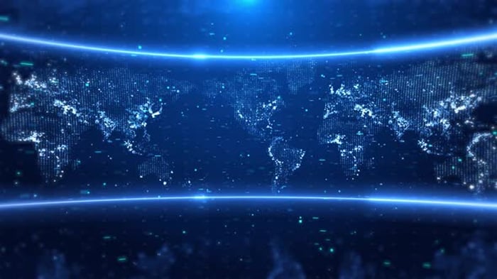 World Map on The Animated Background , Backgrounds Motion Graphics ft ...