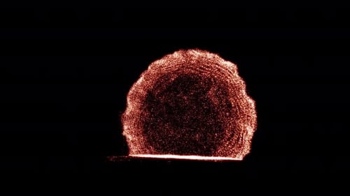 Abstract Particle Sphere Dissolution Transition