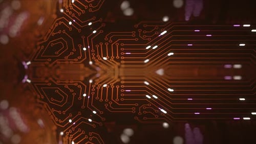 Circuit Board Background - Computer, Data, Technology