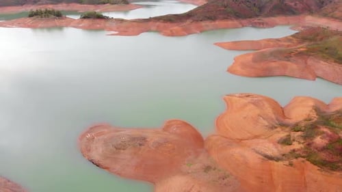 Low level reservoir in the Algarve