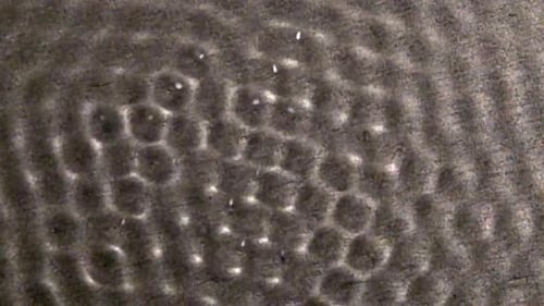 Abstract Hexagonal Wave Pattern