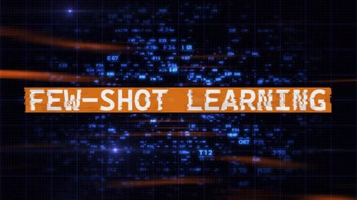 Futuristic Glitch Text Reveal on Digital Data Background