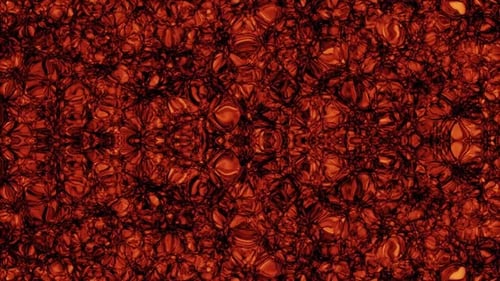 Abstract Red and Orange Organic Cell Pattern Loop