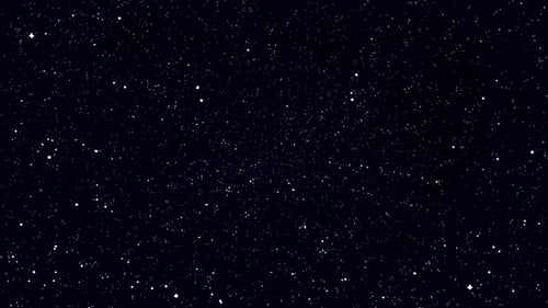 Twinkling Star Field in Deep Space Motion Graphic Background