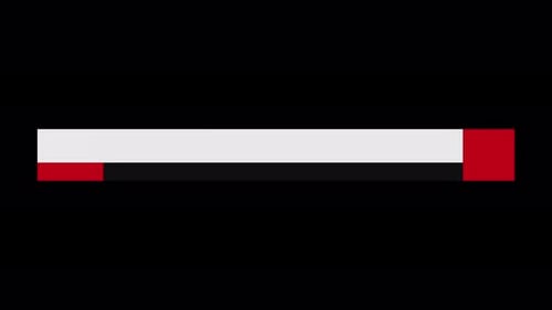 Headline Collection: Clockwise swipe open of a canvas with red, white and black elements eventually