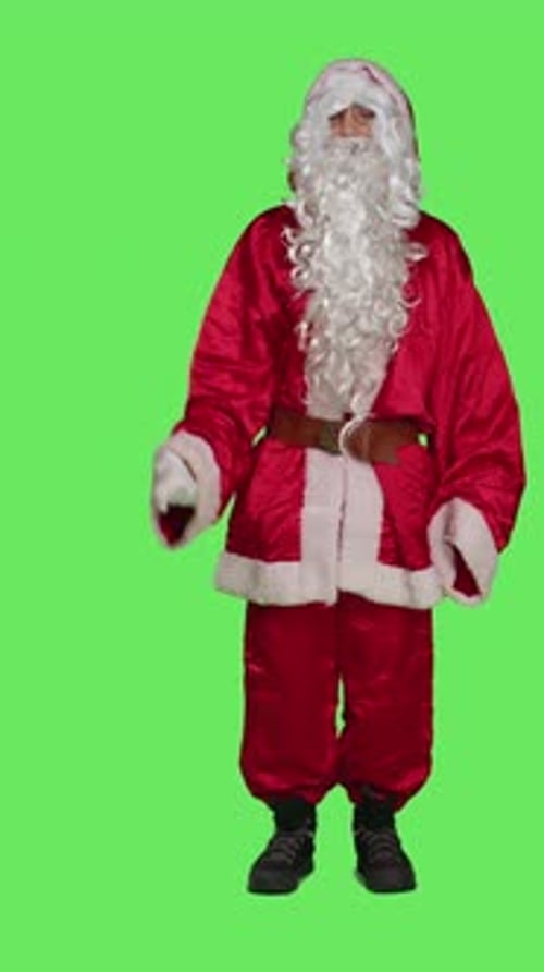 Der Charakter von Saint Nick drückt Ablehnung aus