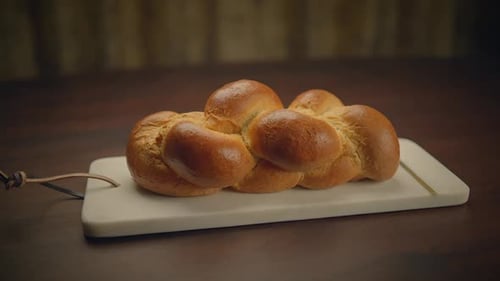 Bakery Concept of Homemade Breads Loaf Pastry Food Background