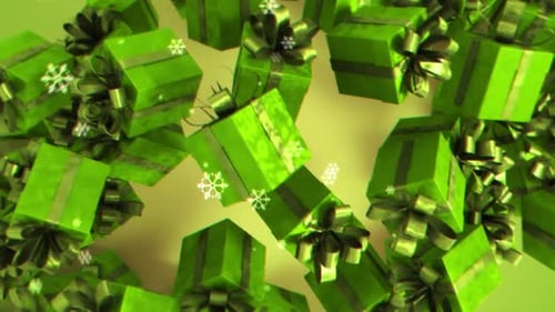 New Year Gift For You Dark Green Background