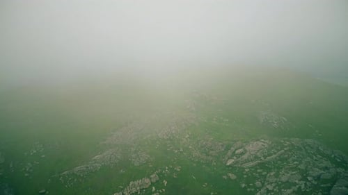 aerial video of mountains