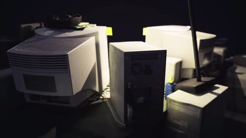 Assemblies and Elements Highlighted By Concentrated Warm Lighting Effects