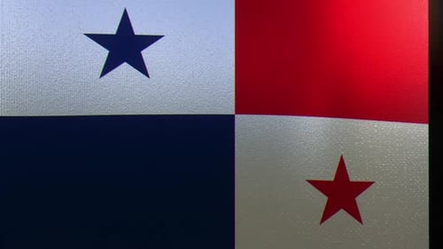 Waving Panama Flag, National Identity Symbol
