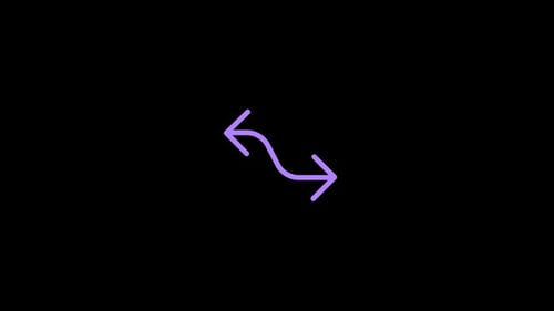 Dual Arrow Flash Transition – In & Out Animation Loop + Alpha Channel