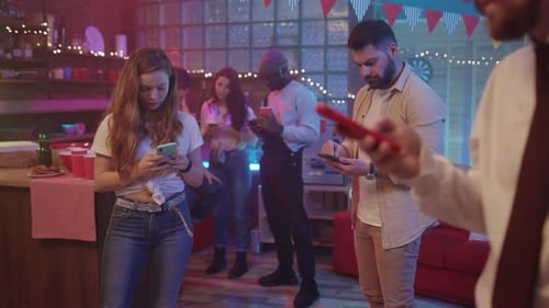 An Extremely Enjoyable Gathering with Close Friends at a Vibrant Bar Full of Life and Enthusiasm