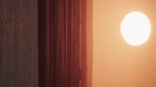 Golden Hour Over the Lake