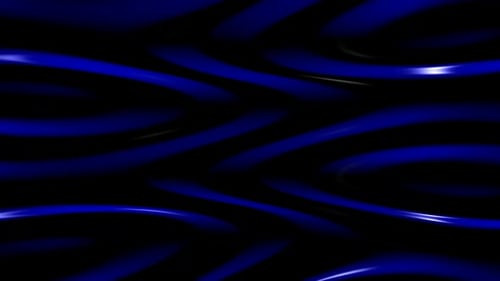 Dynamic Abstract Blue Waves Motion Background