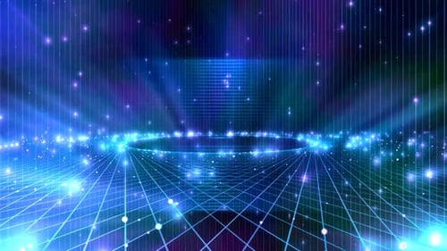 Blue Rays Shining Motion Animation