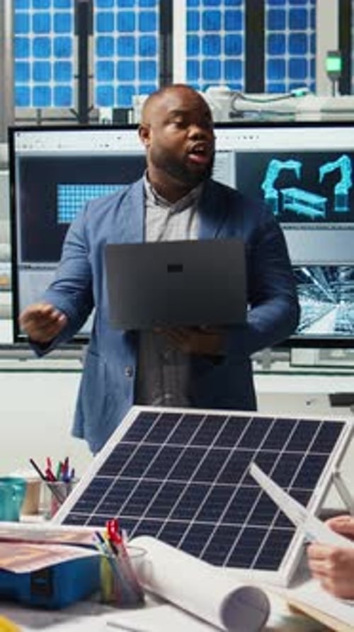 Vertical Video Photovoltaics Plant Researchers Conduct Performance Analysis on Solar Cells