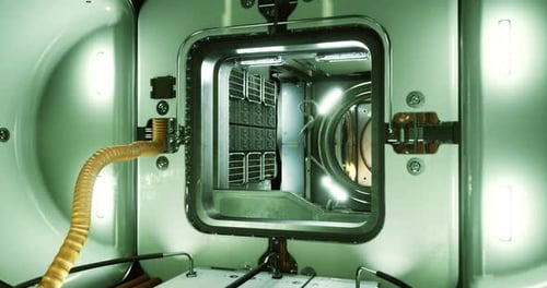 Exploring the Interior of a Spacecraft Module During a Mission Aboard the ISS