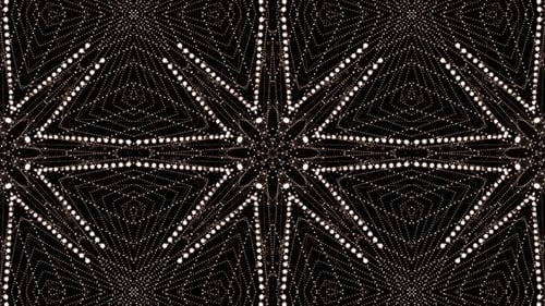 Elegant Sparkling Particle Kaleidoscope Loop Background