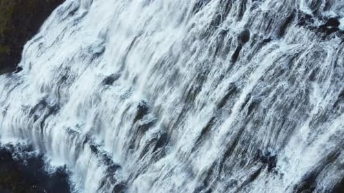 Naturaleza Cascada de Islandia Mágico y enorme paisaje del río Cascada