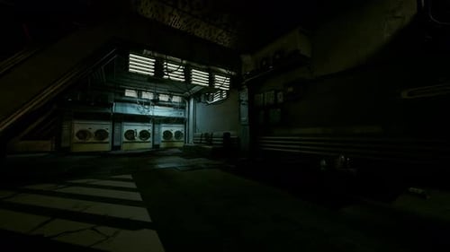 Desolate Metro Area Captures Urban Decay and Mysterious Ambiance