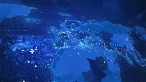 Futuristic Earth Loop Background