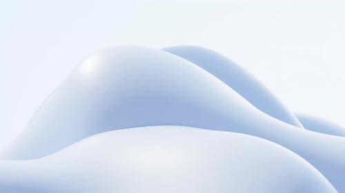 Abstract soft collision floating creamy background, 3d rendering.