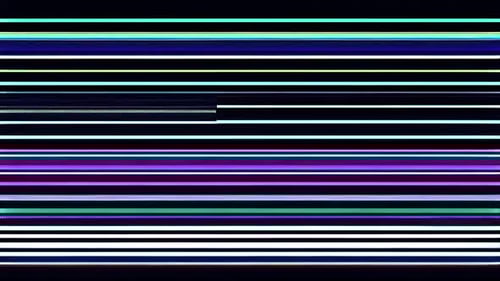 Digital Glitch Horizontal Lines Noise Transition Background