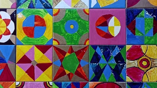Beautiful mosaic tile details
