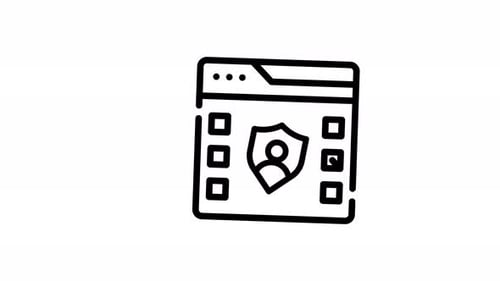 Animation Privacy Lock Icon