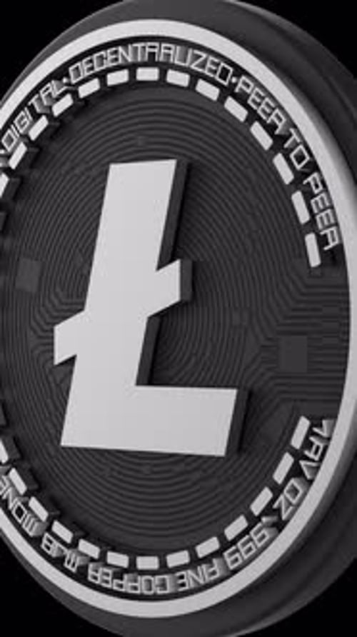 Lite coin crypto transition HD (Vertical)