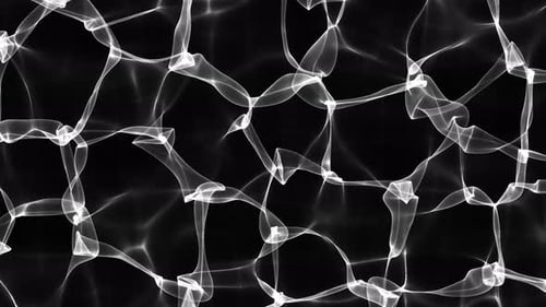 White animation of smoke motion