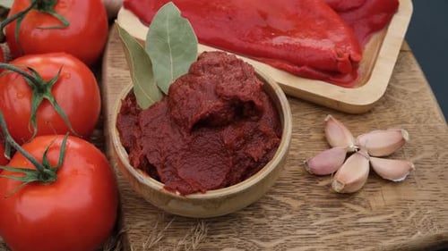 Tomato Paste on Table