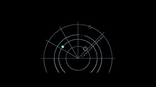 Coleção de interfaces: circuito principal contínuo de expansão e contração de um radar no centro de um dia