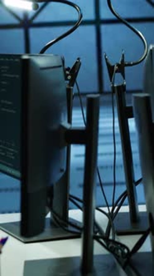 Vertical Video Computers in Server Farm Used to Ensure Optimal Performance