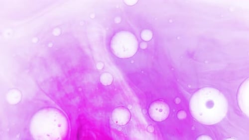 Pink Ink Swirling Abstract Background