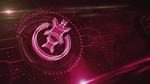 Artificial intelligence Ai symbol loop digital concept