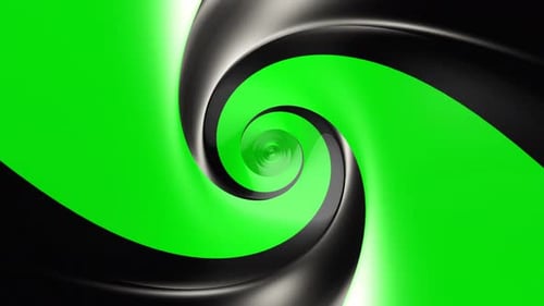Black and Green Elegant Two Colors Tunnel, Loopable