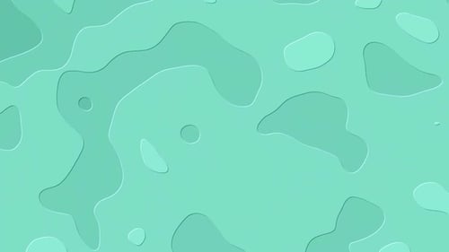 Seamless Loop of Abstract Fluid Organic Shapes Background