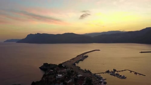 Amasra Harbor at Sunrise