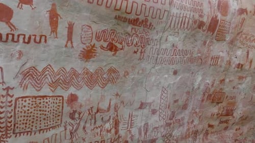 Ancient paintings in Colombia