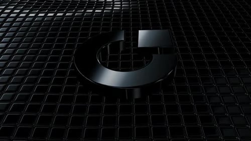 Luxury Background with Floating Black Cubes, 3D Render, Exclusive, Reflection, Shape