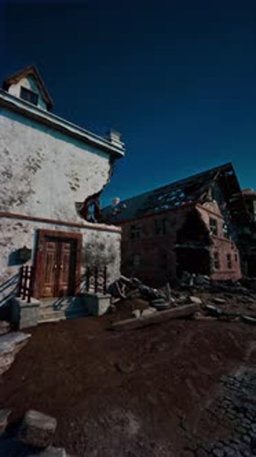 Demolition of Destroyed House in WarTorn Town