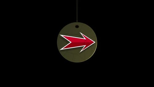 Fondo transparente de flecha