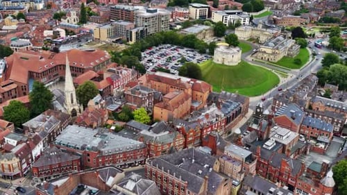 Paysage urbain de York, Angleterre